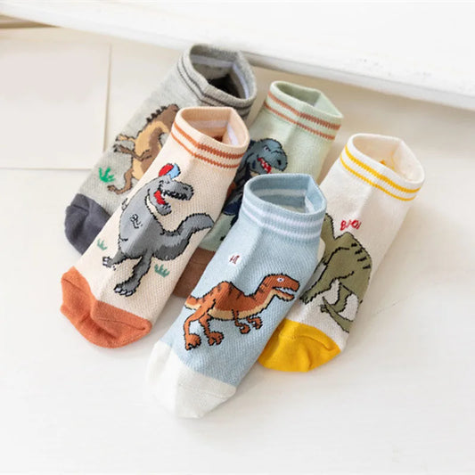5 Paar Socken für Jungs mit Dinos - Meloni2