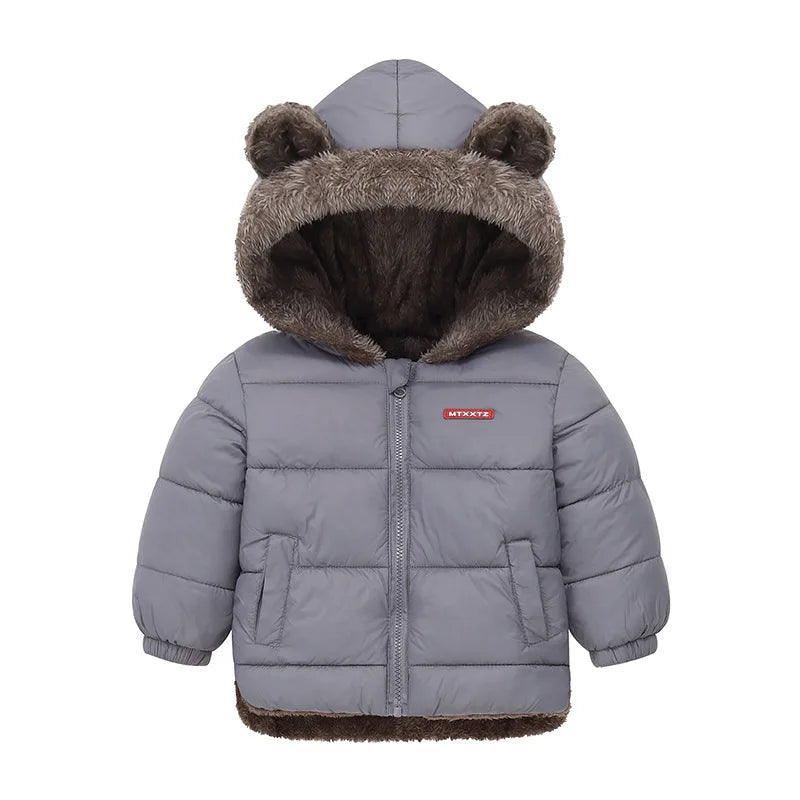Baby Jungen Mädchen Jacke mit Kapuze Baumwolle - Meloni2