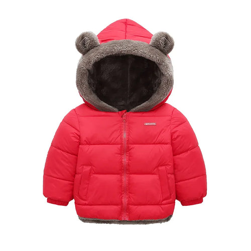 Baby Jungen Mädchen Jacke mit Kapuze Baumwolle - Meloni2