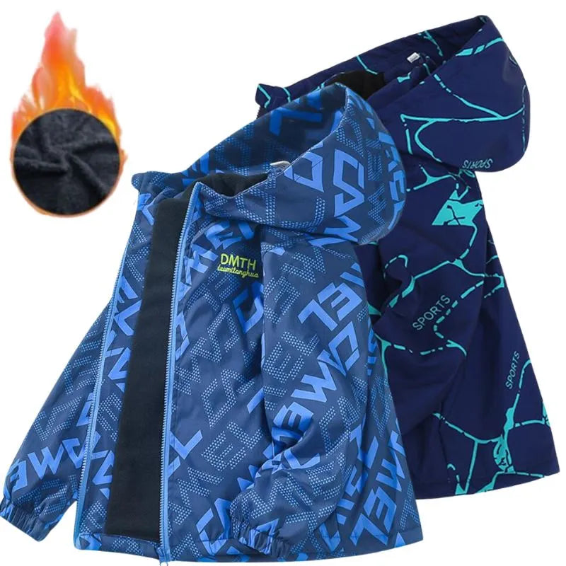 Outdoor Jacke für Jungs Wasserfest - Meloni2