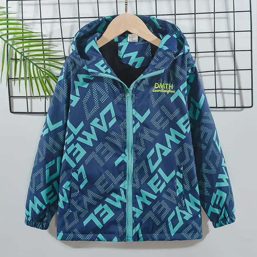 Outdoor Jacke für Jungs Wasserfest - Meloni2