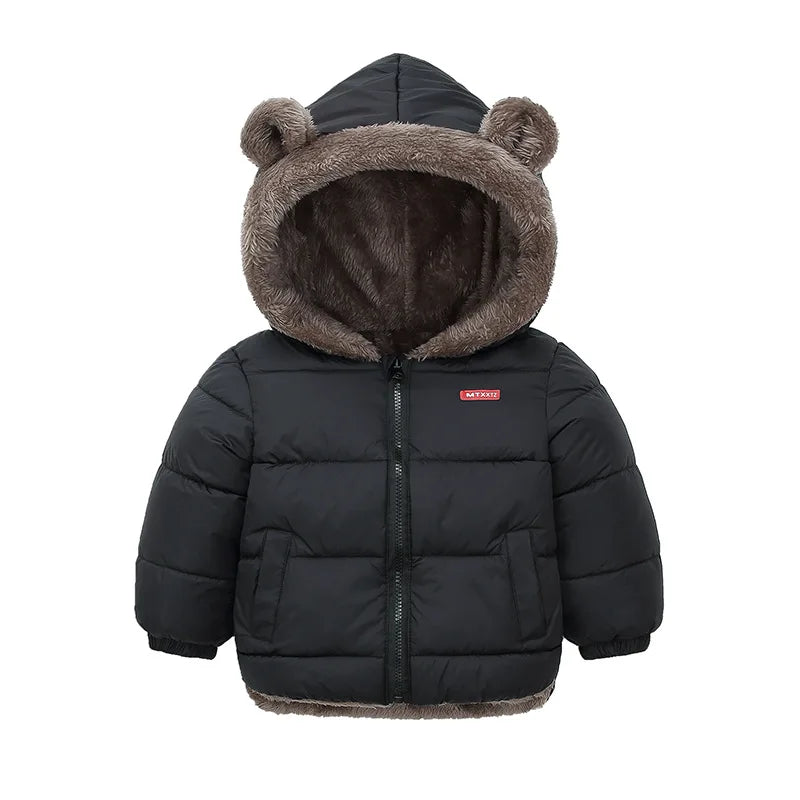 Baby Jungen Mädchen Jacke mit Kapuze Baumwolle - Meloni2