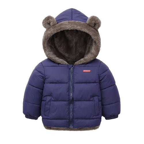 Baby Jungen Mädchen Jacke mit Kapuze Baumwolle - Meloni2