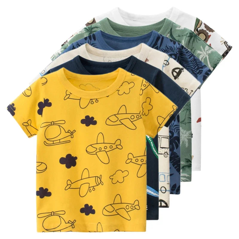 Kinder T-Shirt für Jungen Mädchen Kinder Shirts Baby Kurzarm - Meloni2