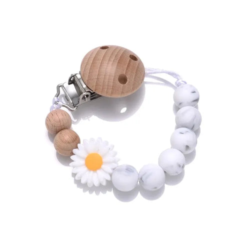 Baby Schnullerkette Buche Holz - Meloni2