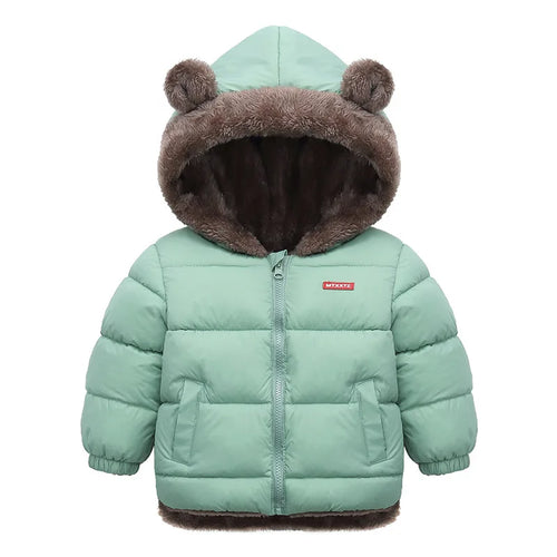 Baby Jungen Mädchen Jacke mit Kapuze Baumwolle - Meloni2