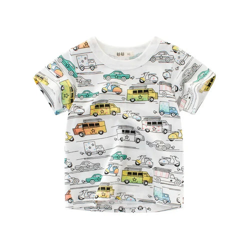 Kinder T-Shirt für Jungen Mädchen Kinder Shirts Baby Kurzarm - Meloni2