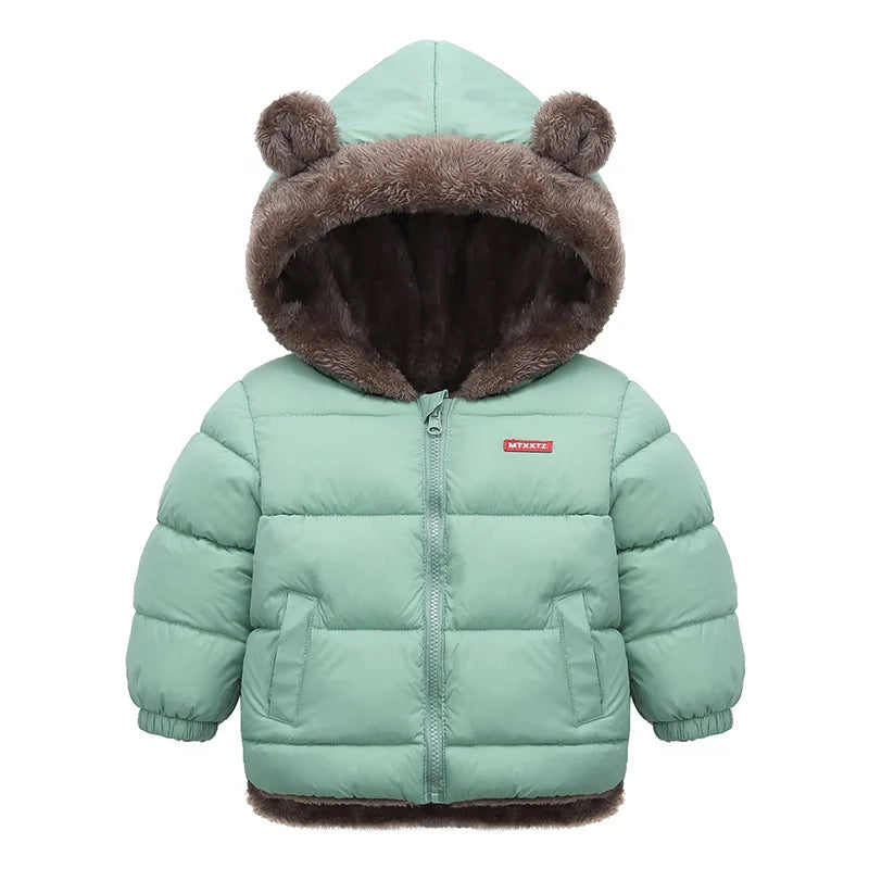 Baby Jungen Mädchen Jacke mit Kapuze Baumwolle - Meloni2