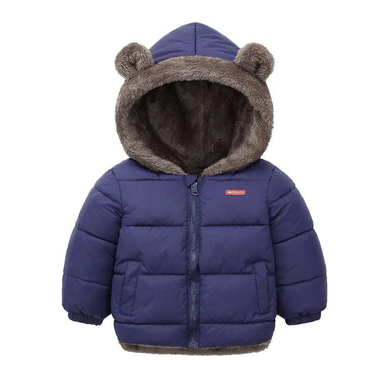 Baby Jungen Mädchen Jacke mit Kapuze Baumwolle - Meloni2