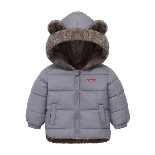 Baby Jungen Mädchen Jacke mit Kapuze Baumwolle - Meloni2