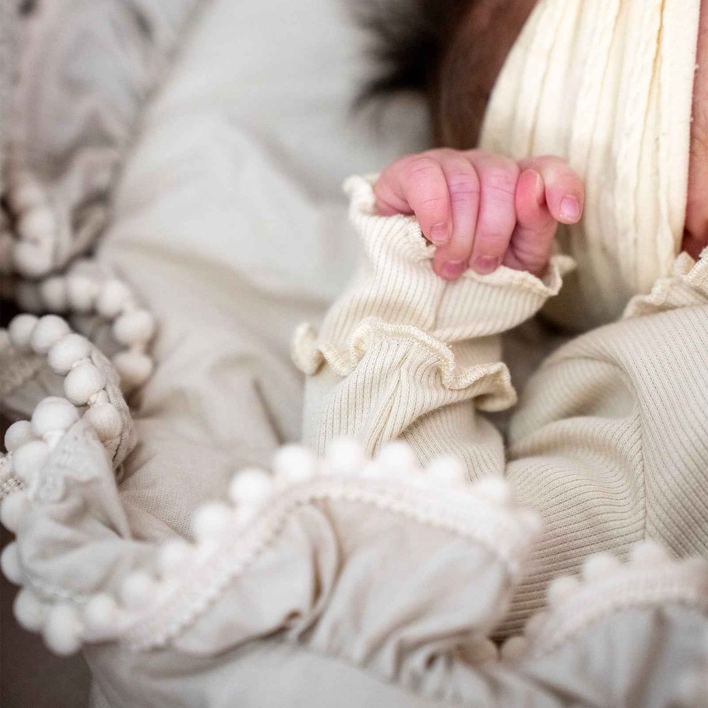 Babyhörnchen Boho für Babys – Puckdecke & Einschlagsdecke