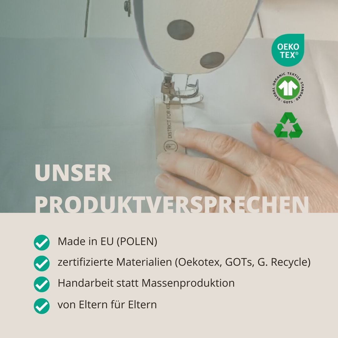 Winterfußsack wasserabweisend Innenfutter aus Merinowolle - Kinderwagen