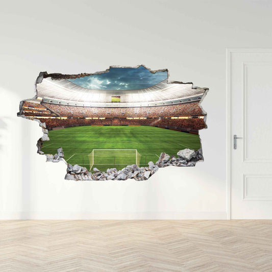 Wandtattoo Kinderzimmer Fußball Stadion Design