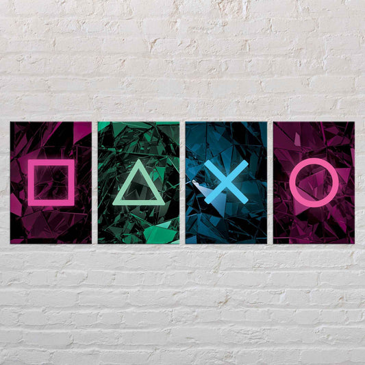 Wandtattoo Spielkonsole für Gamer