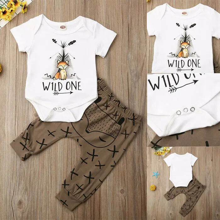 Baby Mädchen Kleidung Set Druck Cartoon - Meloni2
