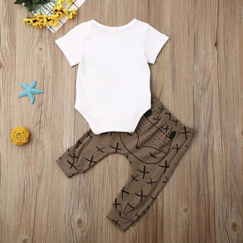 Baby Mädchen Kleidung Set Druck Cartoon - Meloni2