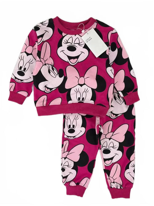 Autumn Girls Set Kids Clothes for Children Minnie print - Meloni2