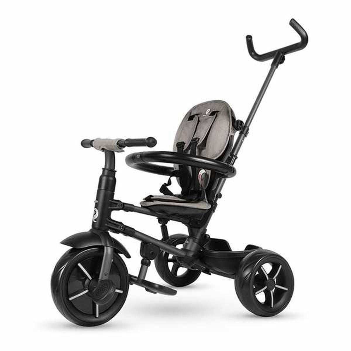 Dreirad Kinderwagen mit verstellbarer Rückenlehne, Stauraum und Sicherheitsgurten für Stabilität und Komfort