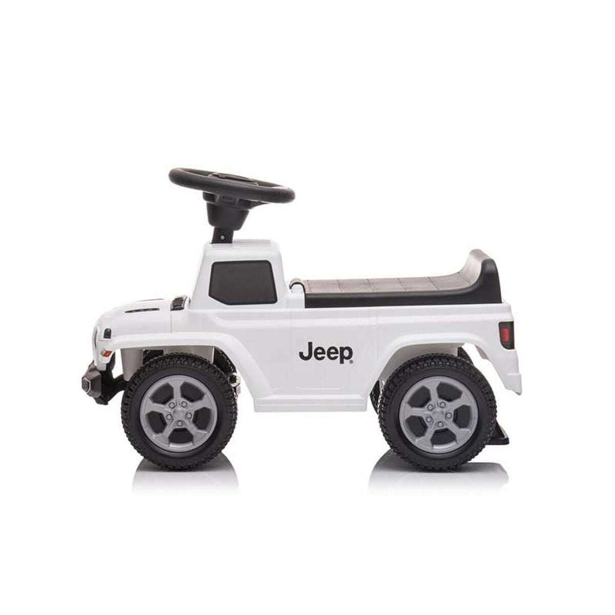 Weißes Rutschauto Jeep Gladiator mit Sound und Lichtern für Kinder ab 1 Jahr, 63,5 x 29 x 42 cm