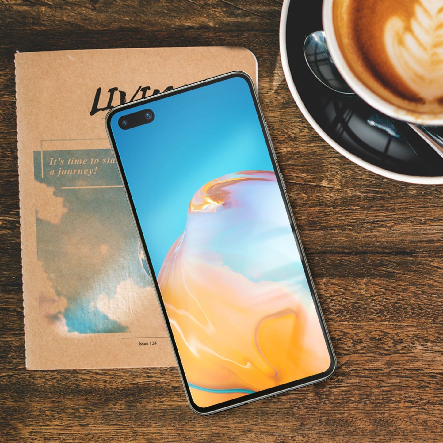 NALIA (2x) Schutzglas kompatibel mit Huawei P40 Glas, 9H Full-Cover Hartglas Displayschutzfolie Screen Protector, Handy Bildschirm-Abdeckung Displayschutz LCD Film Tempered Glass Schutzfolie HD Clear