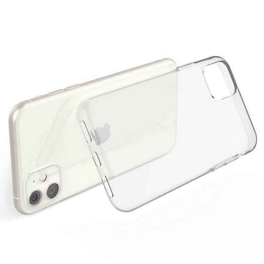 NALIA Transparente Silikonhülle für iPhone 11 – Anti-Gelb & Rutschfest – GLAZE (Handyhülle Kristallklar, Schlank & Stoßfest) – Marke aus Berlin