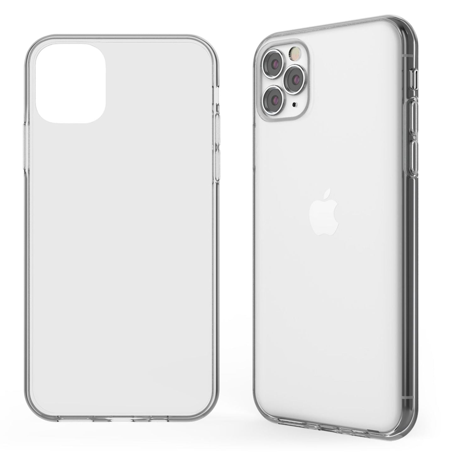 NALIA Transparente Silikonhülle für iPhone 11 Pro Max – Anti-Gelb & Rutschfest – GLAZE (Handyhülle Kristallklar, Schlank & Stoßfest) – Marke aus Berlin
