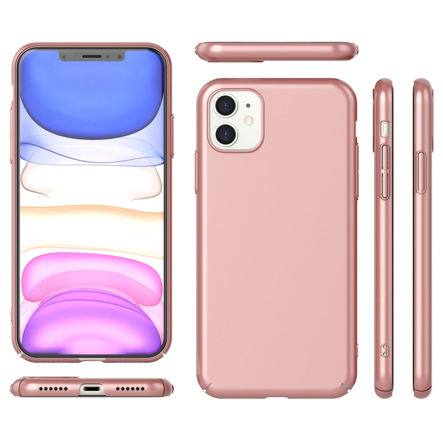 NALIA Ultra Slim Hardcase für iPhone 11 – Anti-Fingerabdruck & 0.5mm Dünn – PUREFIT (Matt & Leicht) – Marke aus Berlin