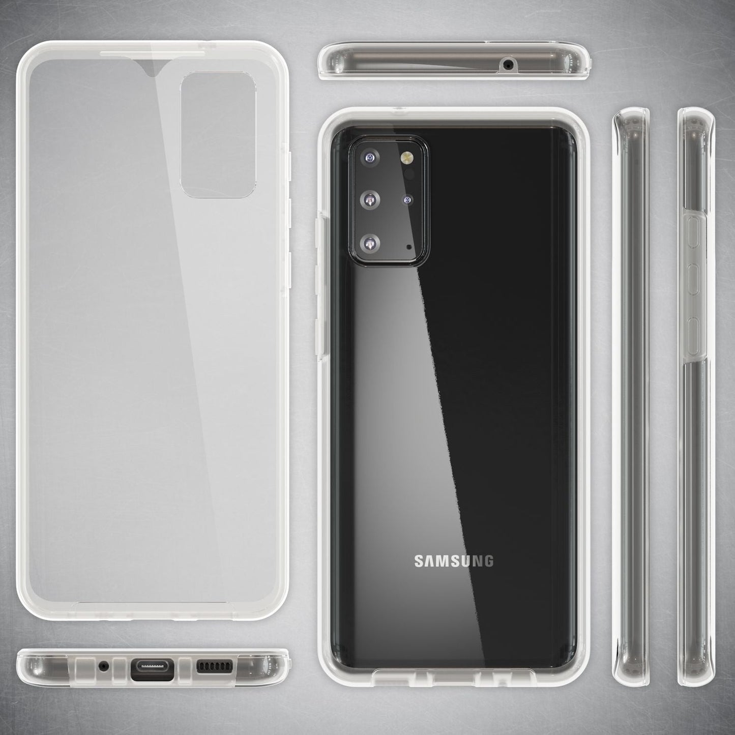 NALIA 360° Hülle für Samsung Galaxy S20 Plus – Vorne & Hinten Schutz – 360GUARD (Full-Body Case) – Marke aus Berlin