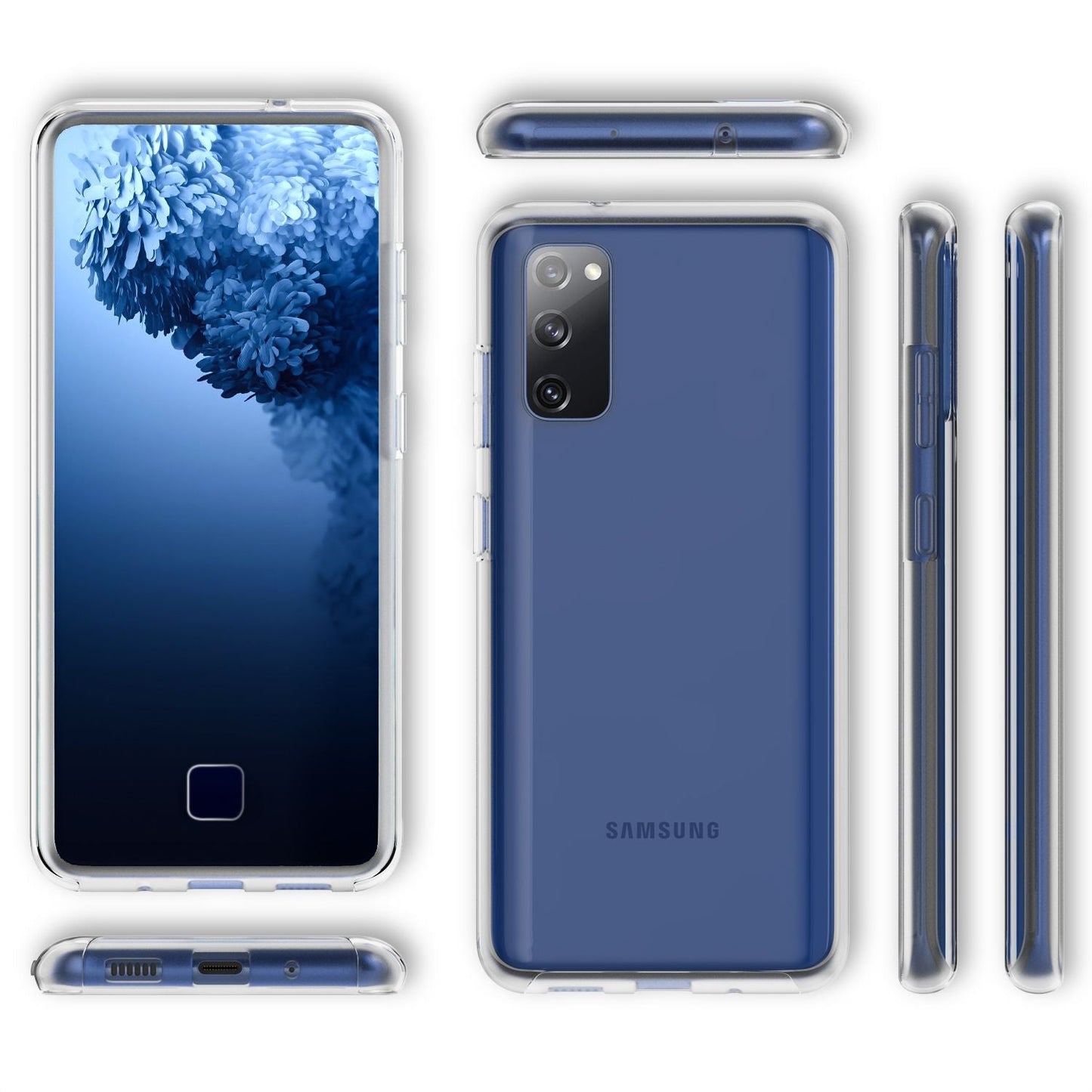 NALIA 360° Hülle für Samsung Galaxy S20 FE – Vorne & Hinten Schutz – 360GUARD (Full-Body Case) – Marke aus Berlin