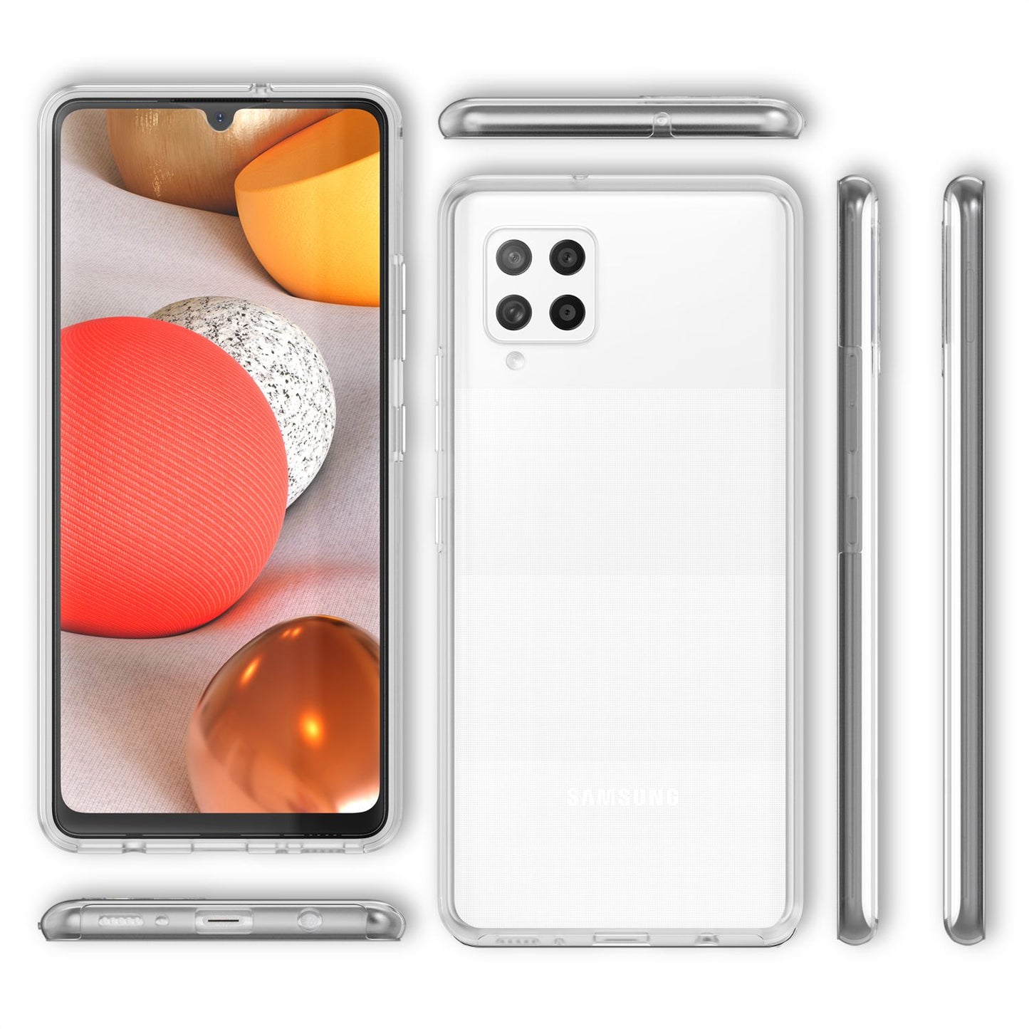 NALIA 360° Hülle für Samsung Galaxy A42 5G – Vorne & Hinten Schutz – 360GUARD (Full-Body Case) – Marke aus Berlin