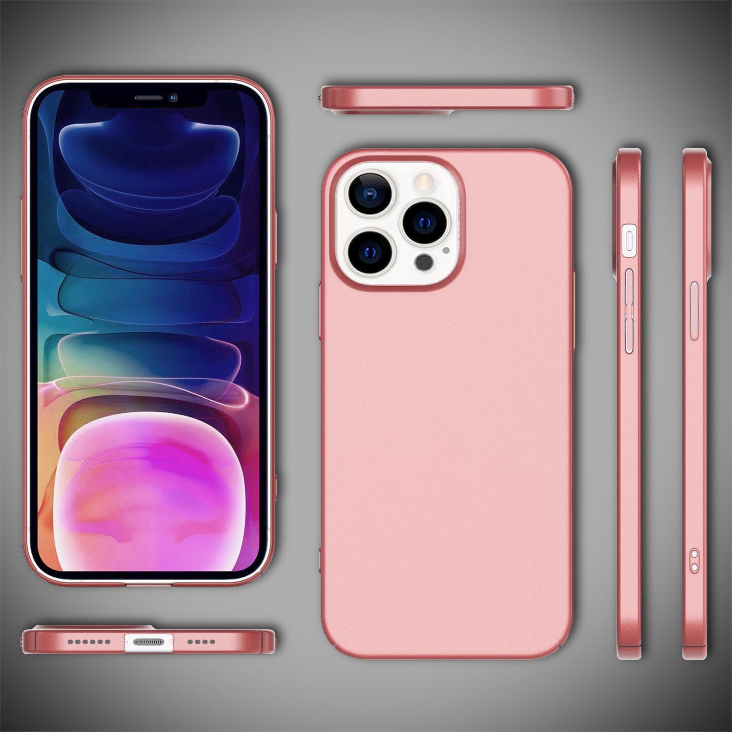 NALIA Ultra Slim Hardcase für iPhone 13 Pro Max – Anti-Fingerabdruck & 0.5mm Dünn – PUREFIT (Matt & Leicht) – Marke aus Berlin