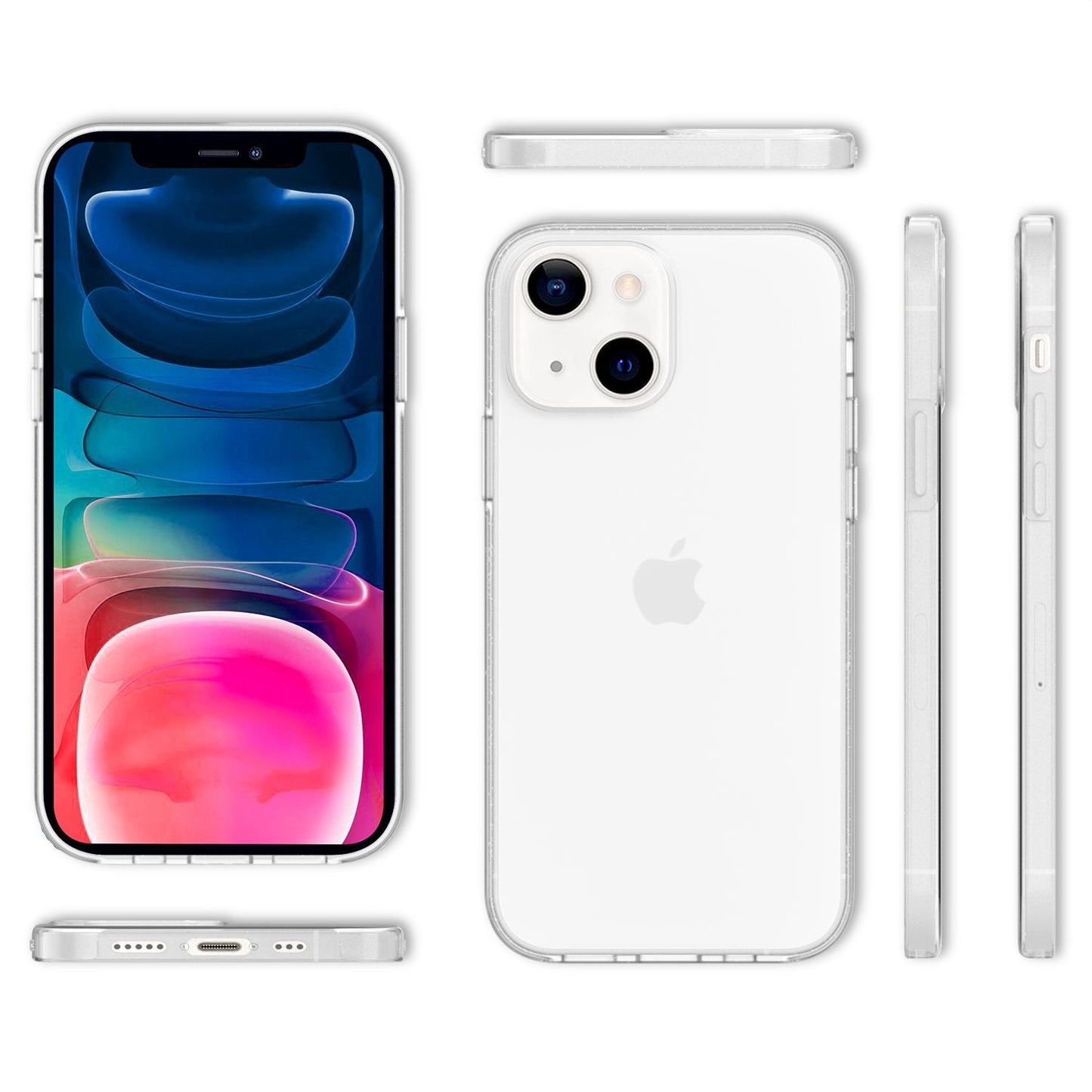 NALIA 360° Hülle für iPhone 13 Mini – Vorne & Hinten Schutz – 360GUARD (Full-Body Case) – Marke aus Berlin