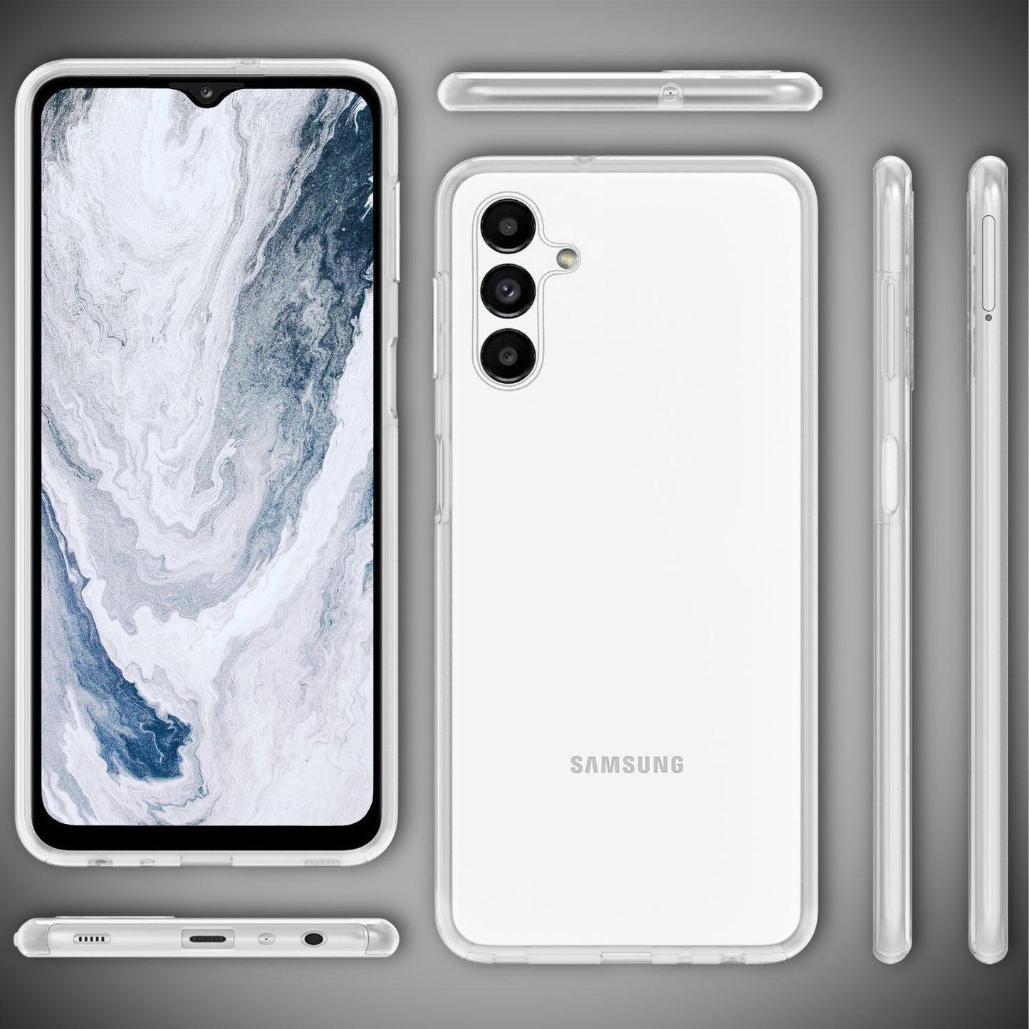 NALIA 360° Hülle für Samsung Galaxy A13 5G – Vorne & Hinten Schutz – 360GUARD (Full-Body Case) – Marke aus Berlin