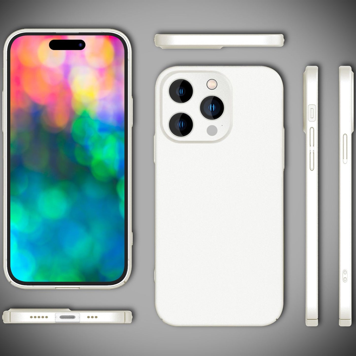 NALIA Ultra Slim Hardcase für iPhone 14 Pro Max – Anti-Fingerabdruck & 0.5mm Dünn – PUREFIT (Matt & Leicht) – Marke aus Berlin