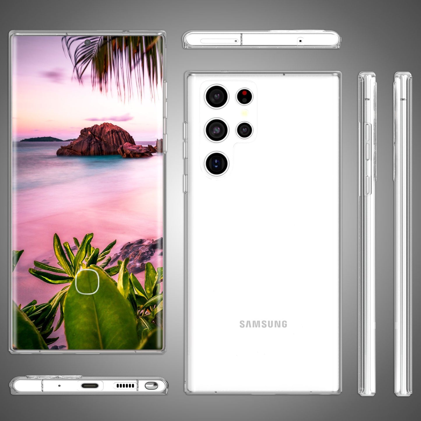 NALIA 360° Hülle für Samsung Galaxy S23 Ultra – Vorne & Hinten Schutz – 360GUARD (Full-Body Case) – Marke aus Berlin