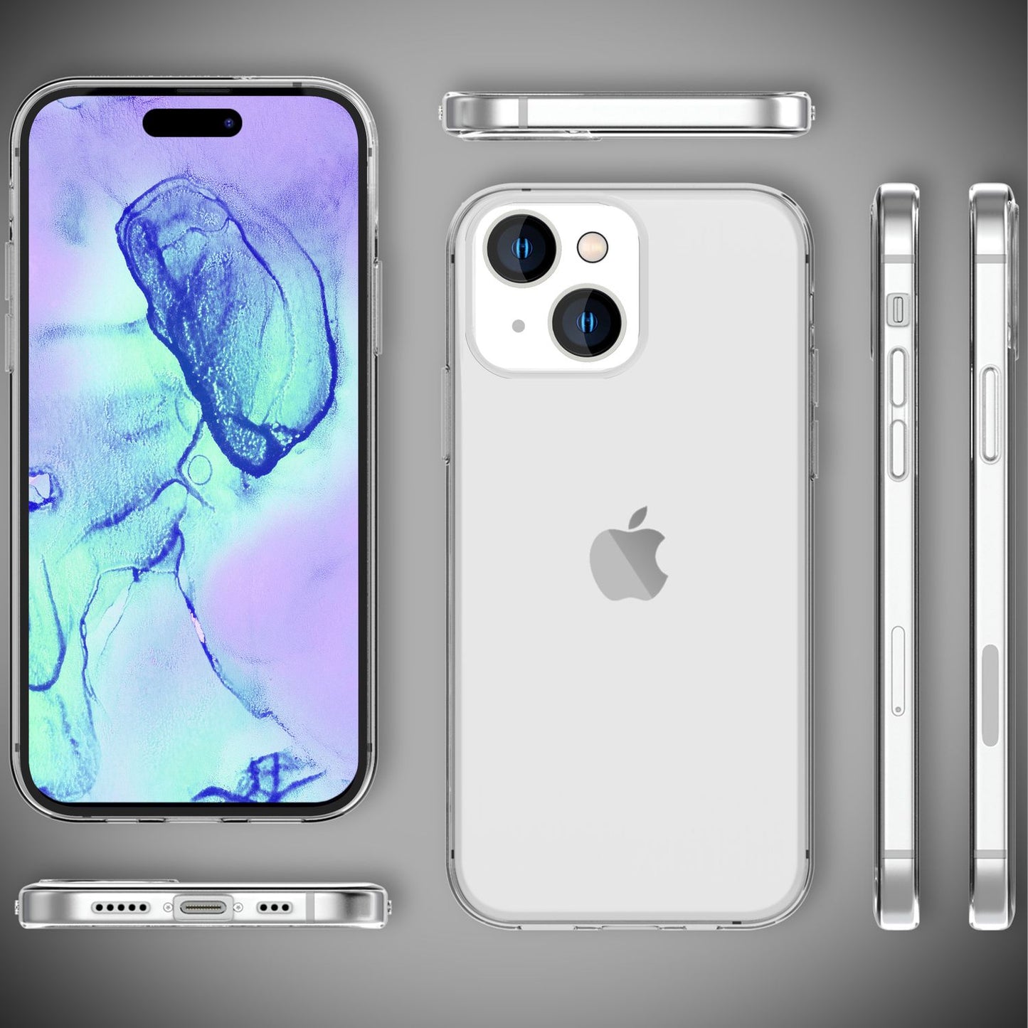 NALIA 360° Hülle für iPhone 15 – Vorne & Hinten Schutz – 360GUARD (Full-Body Case) – Marke aus Berlin