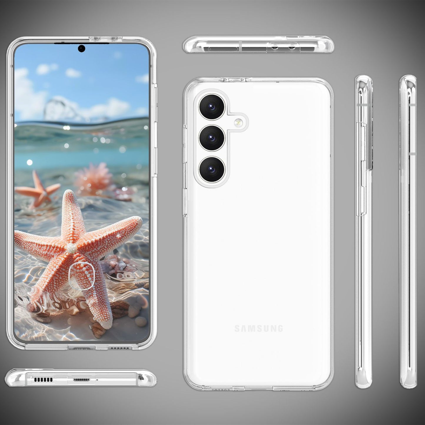 NALIA 360° Hülle für Samsung Galaxy S24 – Vorne & Hinten Schutz – 360GUARD (Full-Body Case) – Marke aus Berlin