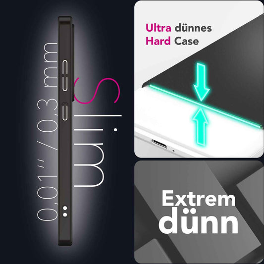 NALIA Ultra Slim Hardcase für Samsung Galaxy S25 Ultra – Anti-Fingerabdruck & 0.5mm Dünn – PUREFIT (Matt & Leicht) – Marke aus Berlin