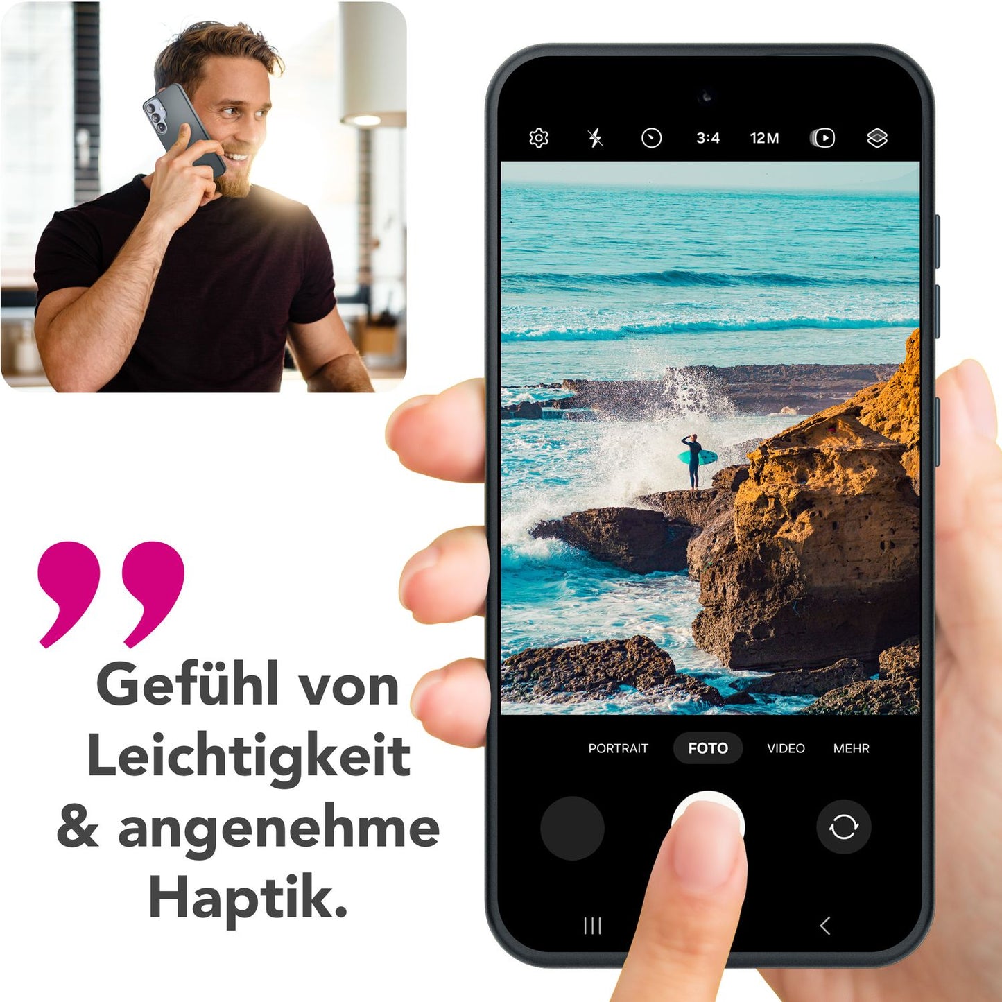 NALIA Magnet Hardcase für Samsung Galaxy S25 – Faltbarer Kamera-Stand – OVERLAND (Schutzhülle Matt & MagSafe Kompatibel) – Marke aus Berlin