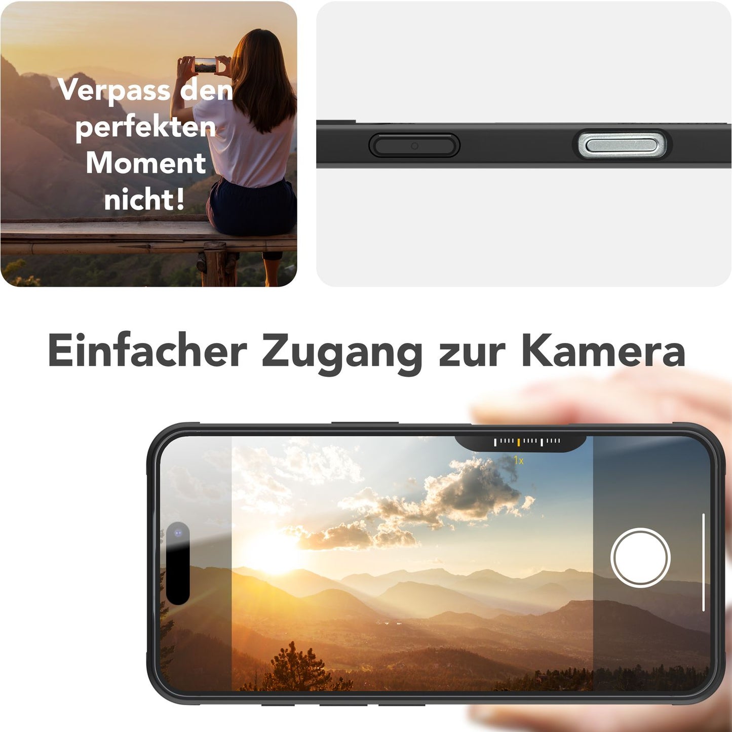 NALIA Magnetische Panzerhülle für iPhone 16 Pro Max – Ring-Halterung 360° & MagSafe kompatibel – STORMGUARD (Outdoor Case) – Marke aus Berlin