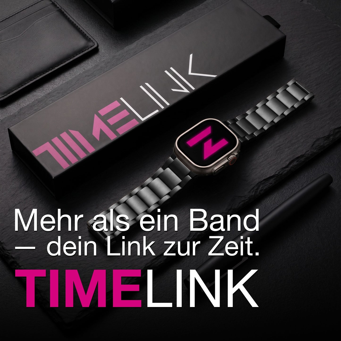 NALIA Argon Titan Armband kompatibel mit Apple iWatch Ultra/SE Series 10 9 8 7 6 5 4 3 2 1 42/44/45/46/49mm, Metall Ersatzarmband mit Doppelfaltschließe, Metallarmband Rostfrei