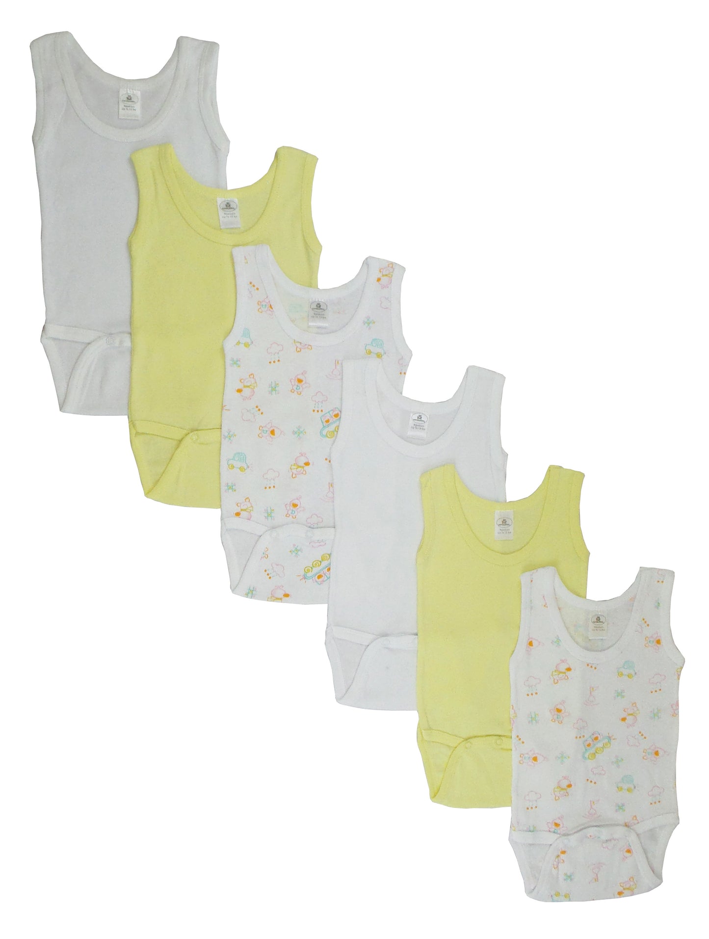 Mädchen Bodys Kurzarm im 6-er Pack - Meloni2