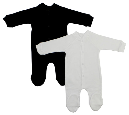 Strampelanzüge in Schwarz und Weiß 2-er Pack - Meloni2