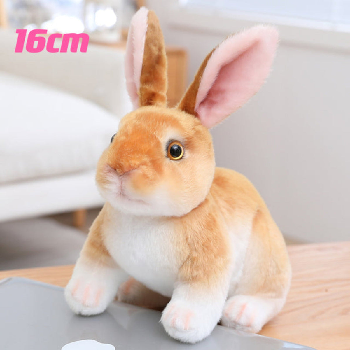 Hase Kuscheltier Häschen - 16 cm Plüschtier weiches Stofftier Tinisu
