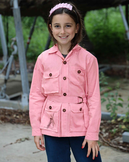 Pink Blazer for Boys and Girls-1