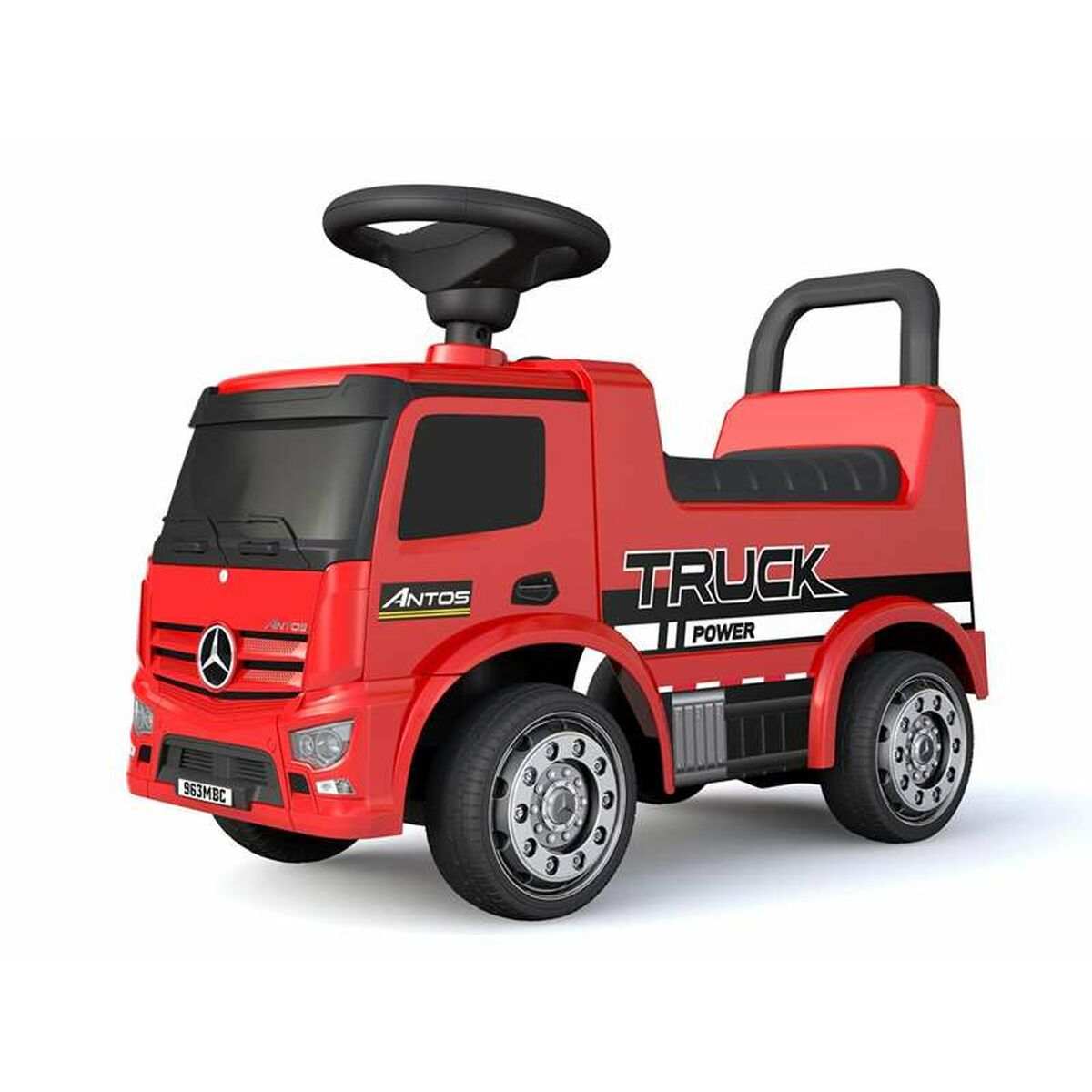 Rutschauto Injusa Mercedes Fireman Rot Kinderfahrzeug 62.5x28.5x45 cm