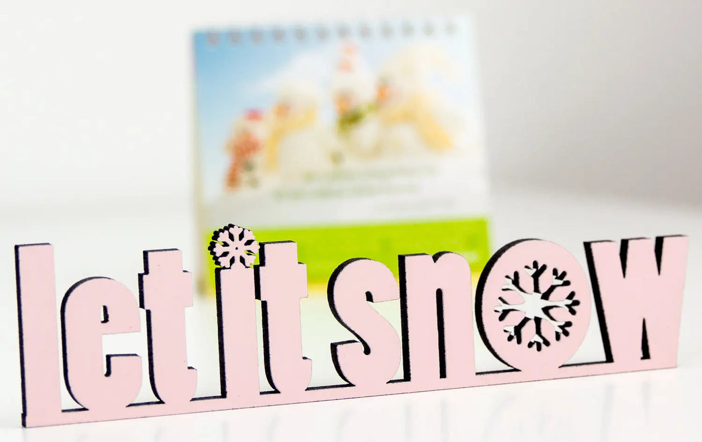 Leit it snow #2 Deko Schriftzug