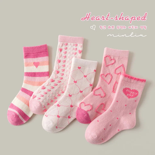 Mädchen Socken für den Frühling 5 Paar - Meloni2