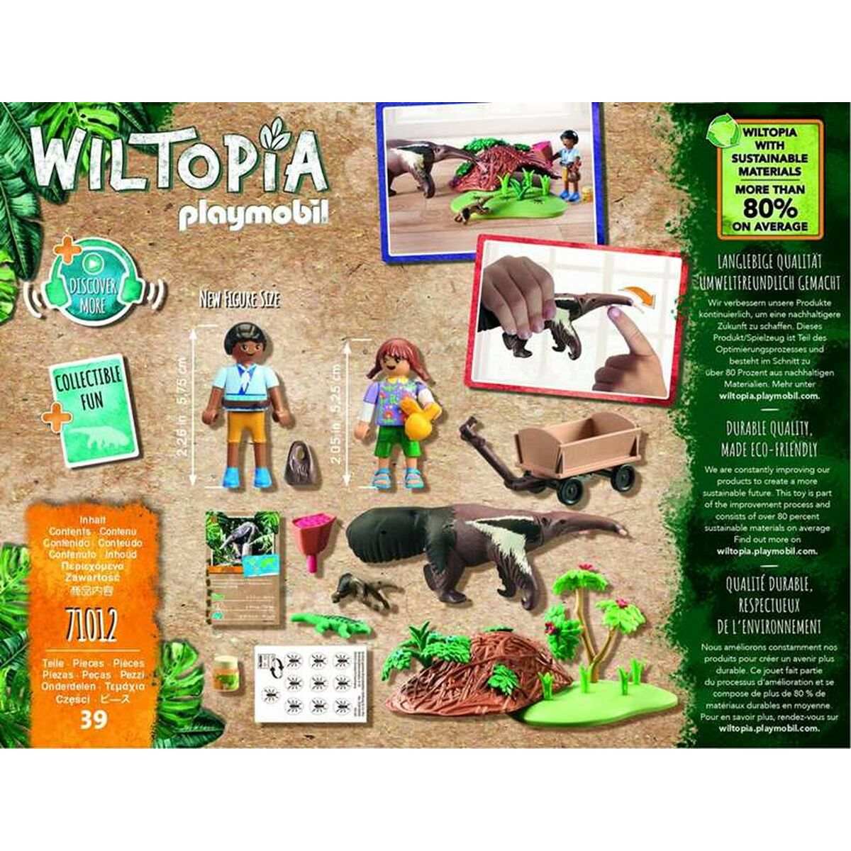 Playmobil 71012 Playset with 39 pieces for creative children's play