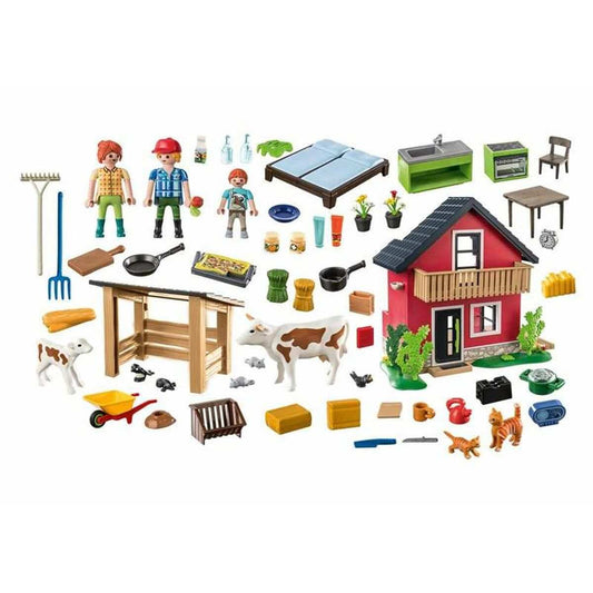 Playmobil 71248 Country Playset with 137 pieces including figures, animals, and farm accessories for creative outdoor play